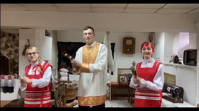 Виртуальная гостиная "Русская изба" смотреть онлайн