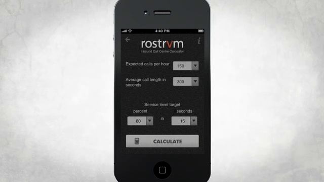 Call Centre Calculator - Rostrvm Solutions смотреть онлайн