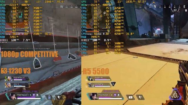 R5 5500 vs E3 1230v3(i7 4770) with GTX 1060 Worth it? смотреть онлайн