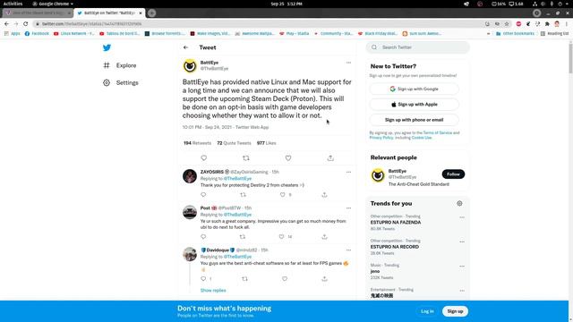EAC and BattlEye has come to Linux (PROTON) смотреть онлайн