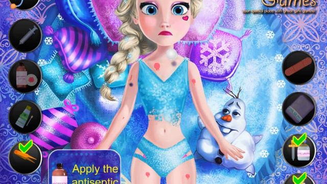 Frozen Injured Elsa Холодное сердце: Эльза поранилась - прохождение игры