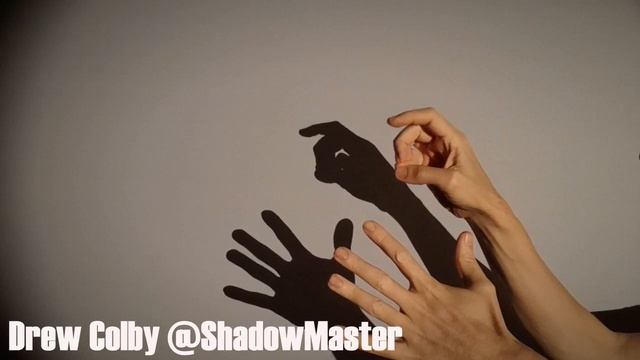 Man in a hat Hand Shadow Tutorial смотреть онлайн