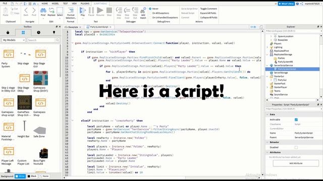 How to Make a PARTY SYSTEM in ROBLOX! смотреть онлайн