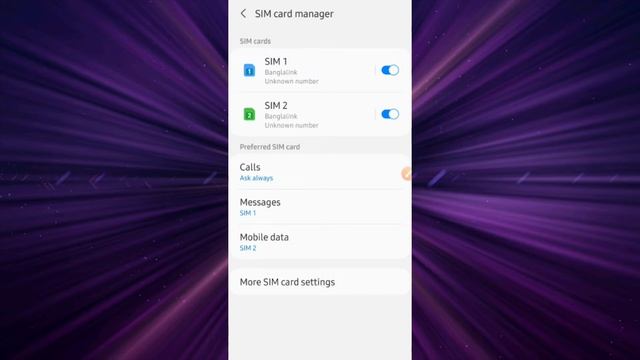 how to enable dual sim calling | ask for sim 1 sim 2 || sim 1 sim 2 setting смотреть онлайн