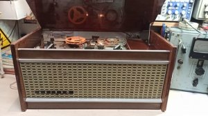 Днiпро 14А- ламповый магнитофон 1969 г, после ремонта и профилактики