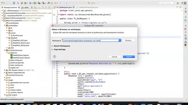 API Automation Using Rest Assured and Cucumber-Commit Code in GitHub Using Git-Short Version-Part 1 смотреть онлайн