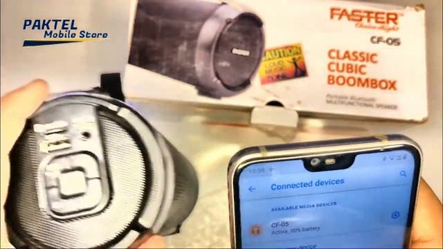 FASTER CF 05 Classic Cubic BoomBox Bluetooth Speaker Unboxing смотреть онлайн