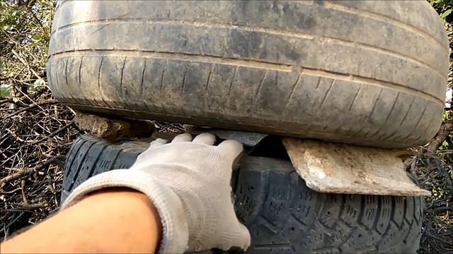 колодец для слива воды, из автомобильных покрышек/Новая Жизнь смотреть онлайн