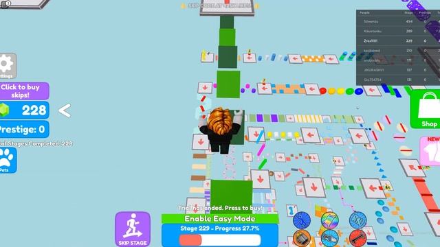 Я продолжаю играть в изи паркур лобби! (2 часть) смотреть онлайн