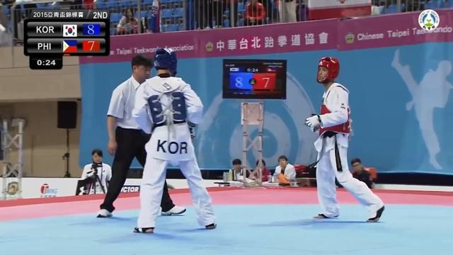 Asian Junior Taekwondo Championships. Final male -48 смотреть онлайн