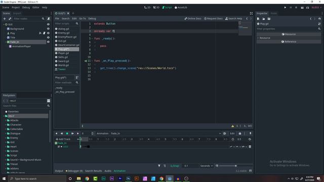 Godot Engine: RPG Game (EP- 19: GUI Transitions) смотреть онлайн