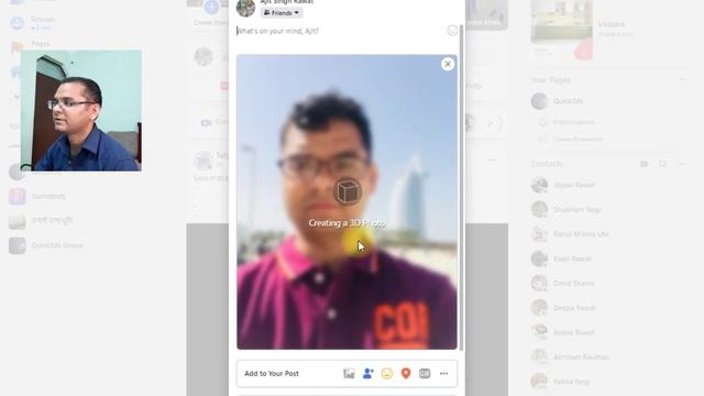 HOW TO CREATE FACEBOOK 3D PHOTO IN PHOTOSHOP/HINDI / EASY TO LEARN смотреть онлайн