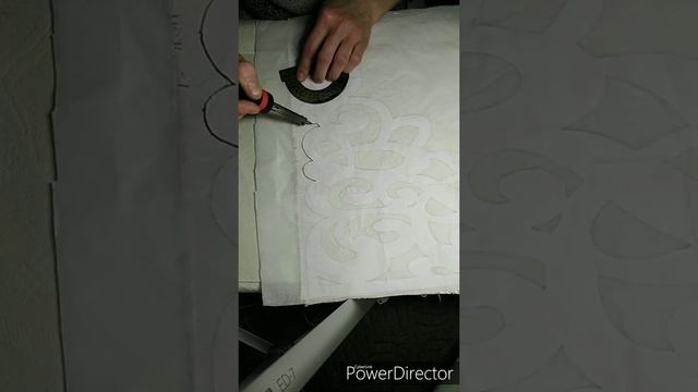 Ажурный ламбрекен. Как перевести узор на ткань. Эксперимент смотреть онлайн