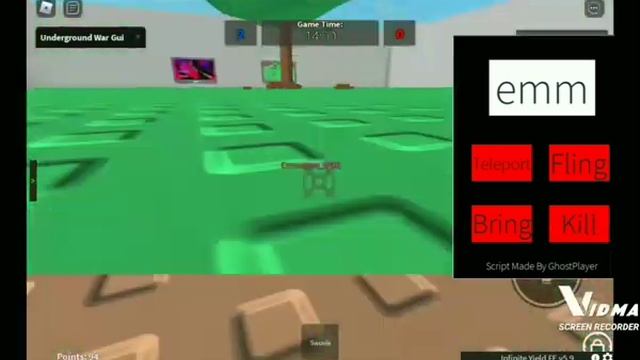 Arceus x Roblox underground war Gui made by me смотреть онлайн