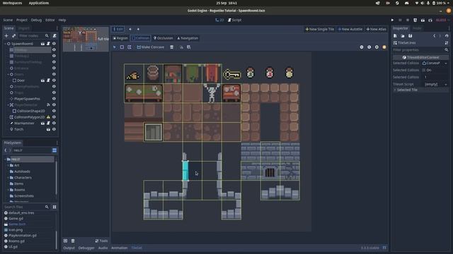 Torch with a Light2D in Godot смотреть онлайн
