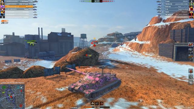 T110E5, IS-7 & WZ-121 • WoT Blitz Gameplay смотреть онлайн