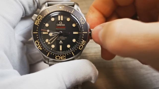 Омега Sea master 300 No Time to Die Limited Edition. Точная копия 1:1 смотреть онлайн