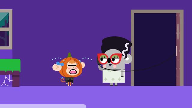 Five Little Monsters | Halloween Nursery Rhymes for Kids | Pixel Kids смотреть онлайн