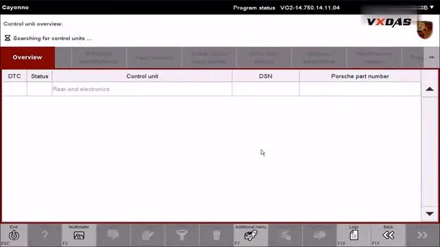 Code Porsche Cayenne from MY 2011 Rear End Electronics Via Piwis Tester 2 ---VXDAS.COM смотреть онлайн