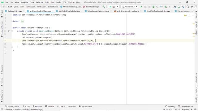 Download Manager In Android Studio | Download Image from firebase смотреть онлайн