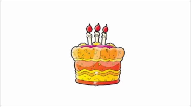 Футаж на белом фоне торт со свечами смотреть онлайн