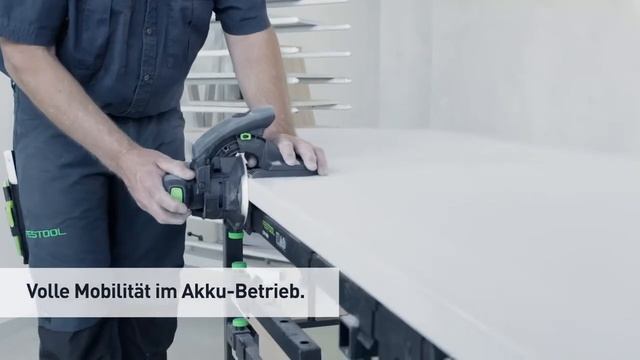 Festool hranové frézky ES-ETS / C pro hladké obroušení rovné i šikmé hrany desky. смотреть онлайн
