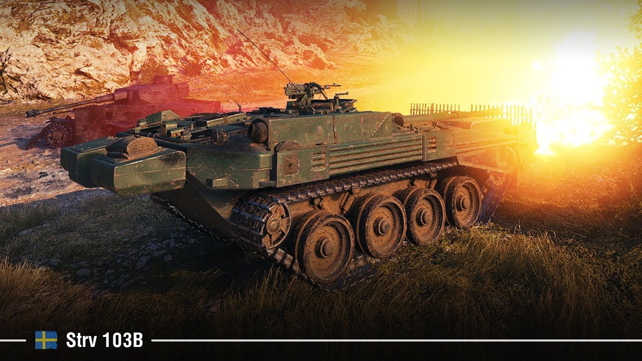 Tankist Strv 103B Отправлял гриля на расстрел)))