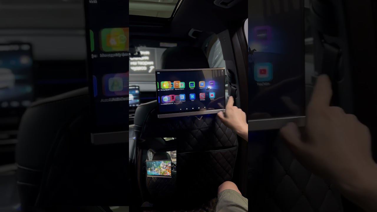 GAC gs8 + мониторы для пассажиров на Андроид смотреть онлайн