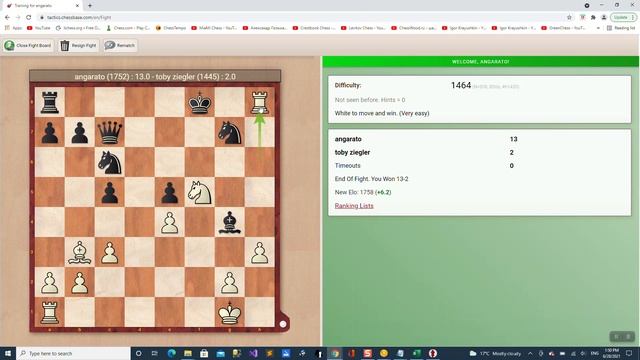 Тактическая спринт-дуэль на сайте ChessBase. [RU] смотреть онлайн