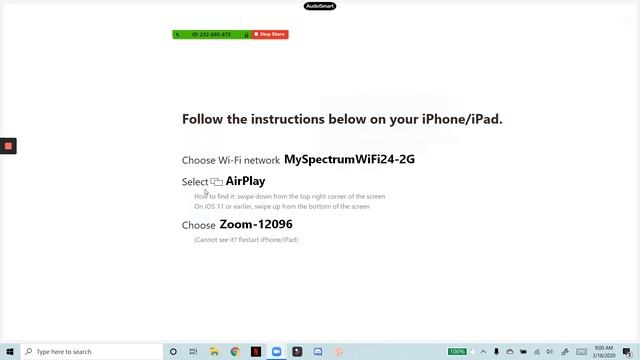 Screen Share Your iPhone or iPad Screen on Zoom смотреть онлайн