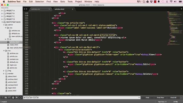 Bootstrap 3 Tutorials [COMPLETE] - Building a blog admin video tut for beginners # 16 смотреть онлайн