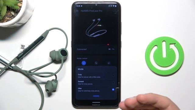 How To Enable & Disable Noise Cancellation On Huawei FreeLace Pro?