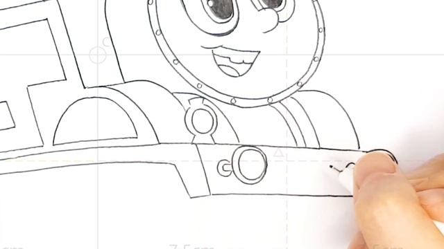 Thomas & Friends All Engines Go . Thomas Train Drawing and Coloring Pages | Tim Tim TV смотреть онлайн