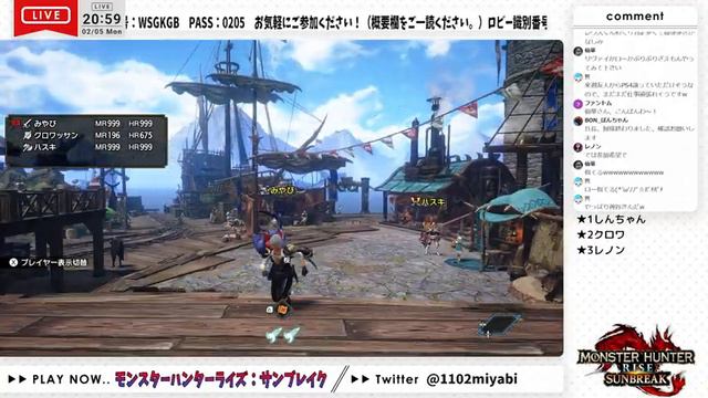 【モンスターハンターライズ：サンブレイク(switch版)】まったりマルチでクエストやっていきます＃184【参加型】 смотреть онлайн