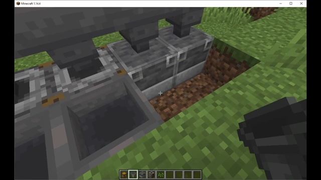 Майнкрафт 1.15 и 1.14 - Простая авто-печь смотреть онлайн