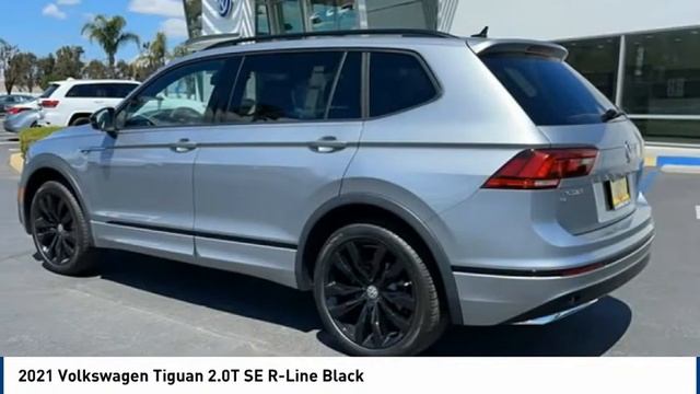 2021 Volkswagen Tiguan 2.0T SE R-Line Black FOR SALE in Corona, CA V1037 смотреть онлайн