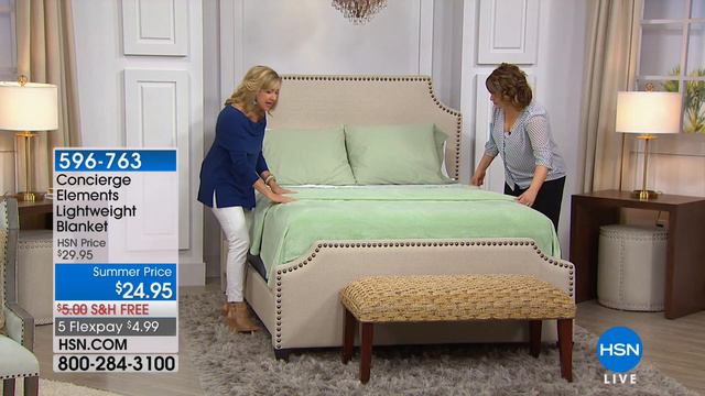 Concierge Collection Elements Lightweight Blanket смотреть онлайн