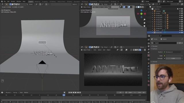 Animating Individual Letters in Blender (+ Live Questions!) смотреть онлайн