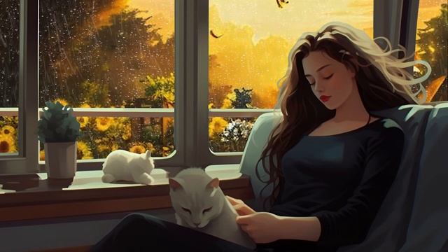 비 소리 ASMR - 밤 안개 숲 고택에 폭우, 천둥이 치면 3분 안에 즉시 잠들다