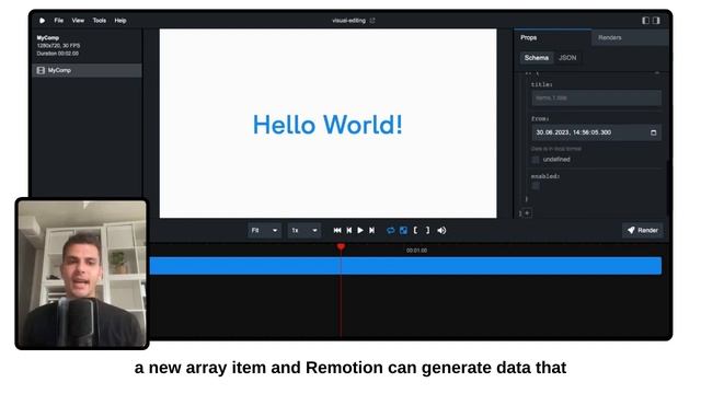 Remotion 4.0 - Visual Editing смотреть онлайн