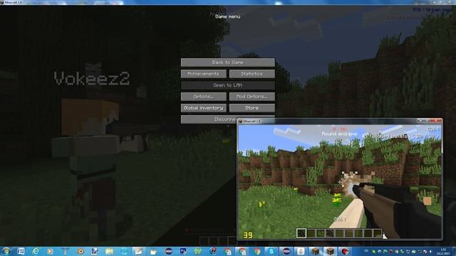 MINECRAFT LAST DAYS MOD 1.8 3D GUNS ANIMATION! смотреть онлайн