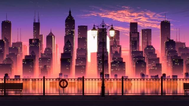 Lo-fi City - 12 Hours - 4K Ultra HD 60fps смотреть онлайн