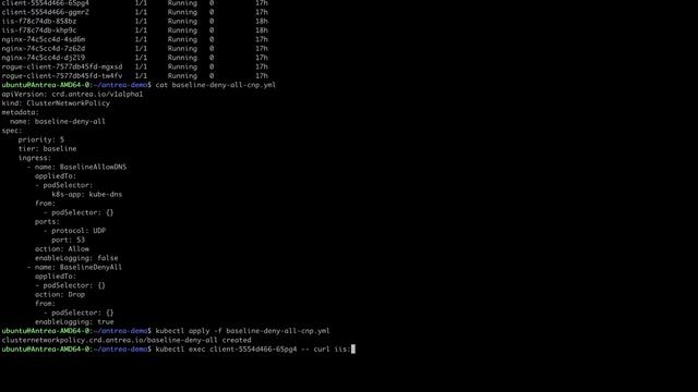 Antrea-native Network Policies and Traceflow смотреть онлайн