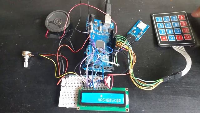Arduino 22 - MODULO SD CARD + LCD MATRIZ 2X16 + KEYPAD 4X4 + SPEAKER + ARDUINO MEGA смотреть онлайн