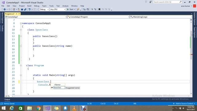 Constructor Overloading in c# смотреть онлайн