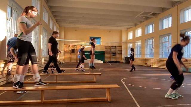 Волейбол, 22.06.2022, тренировка ВК Русская рулетка, отработка напрыгивания смотреть онлайн
