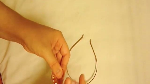 Как сделать ободок с цветами "Сакура" своими руками How to make a headband with flowers смотреть онлайн