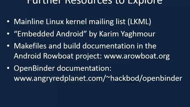 Mobile OS: Android, Binder, BeagleBone Black смотреть онлайн