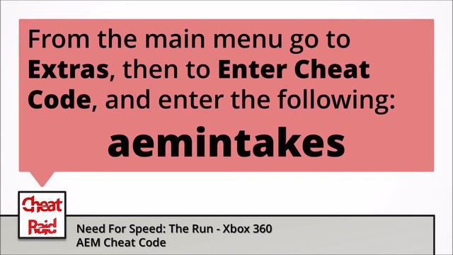 Need For Speed: The Run Cheat Code | Xbox 360 смотреть онлайн