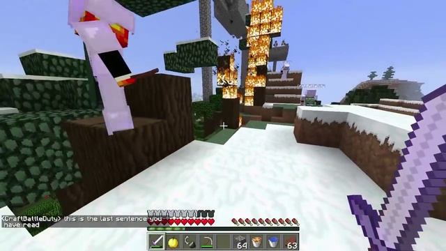 Minecraft "FIRE SWORD OF DESTINY!" Battle-Dome w/ The Pack смотреть онлайн